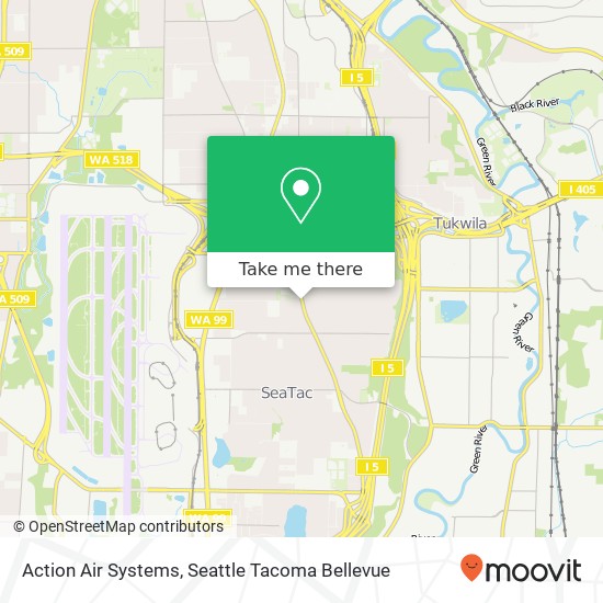 Action Air Systems map