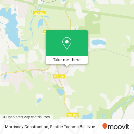 Morrissey Construction map