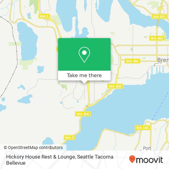 Mapa de Hickory House Rest & Lounge