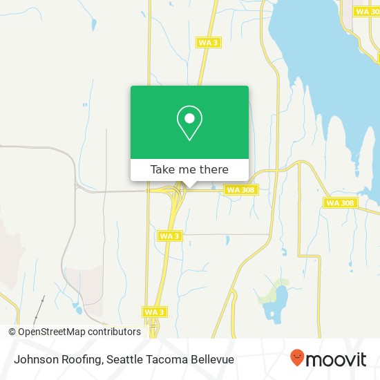 Mapa de Johnson Roofing