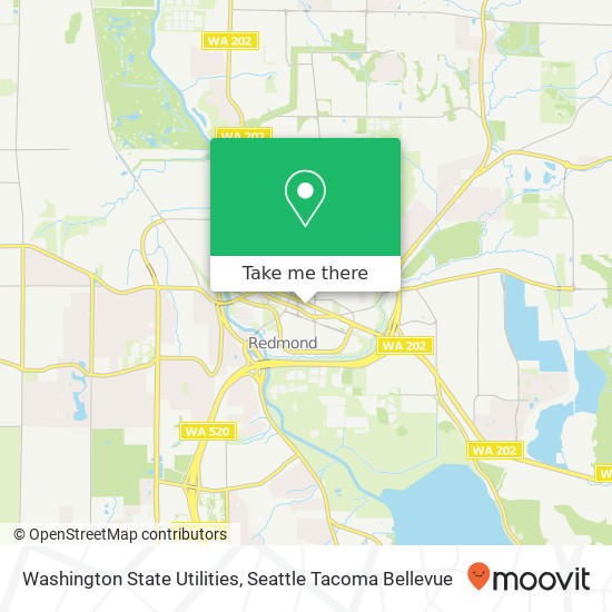 Washington State Utilities map