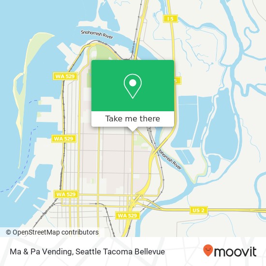 Mapa de Ma & Pa Vending