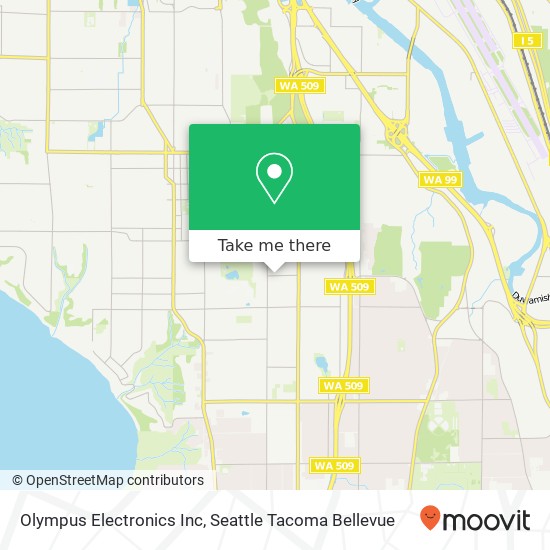 Mapa de Olympus Electronics Inc