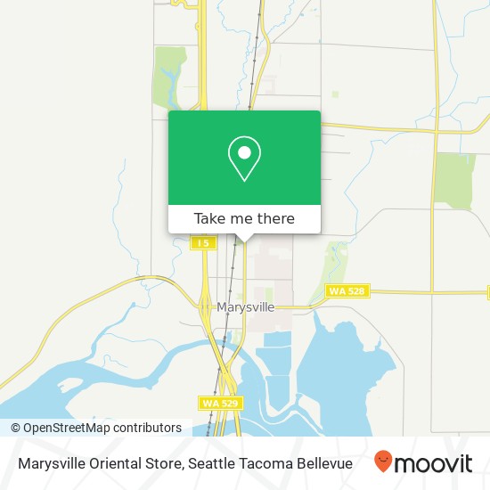 Mapa de Marysville Oriental Store