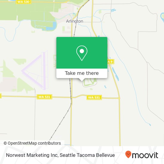 Norwest Marketing Inc map