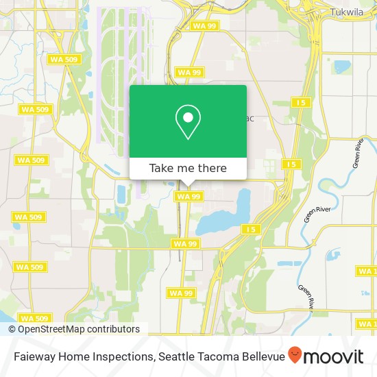 Mapa de Faieway Home Inspections