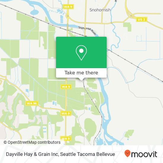 Dayville Hay & Grain Inc map
