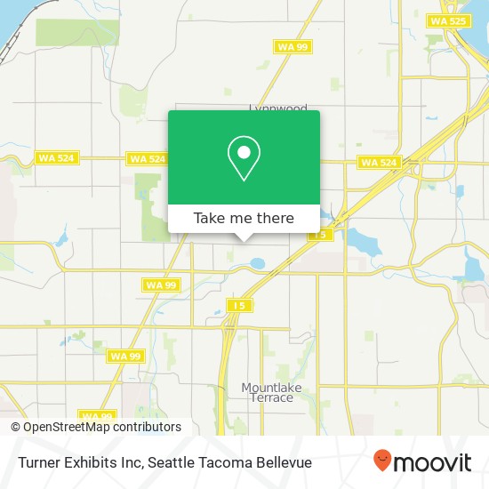 Turner Exhibits Inc map