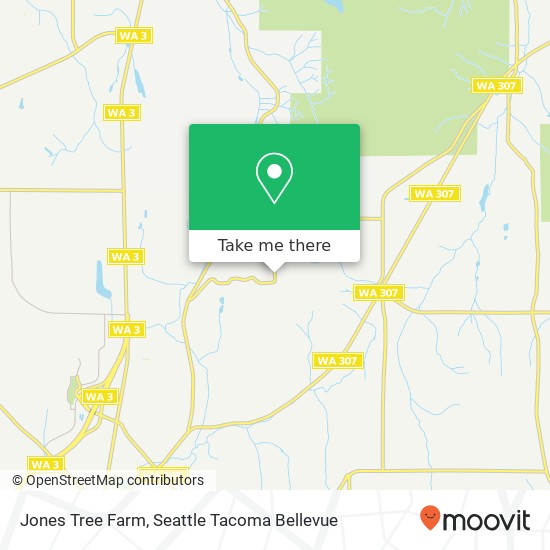 Mapa de Jones Tree Farm