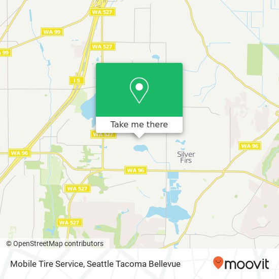 Mobile Tire Service map