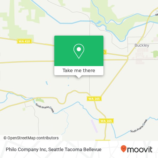 Philo Company Inc map