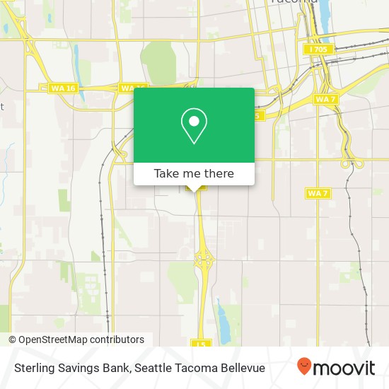 Sterling Savings Bank map