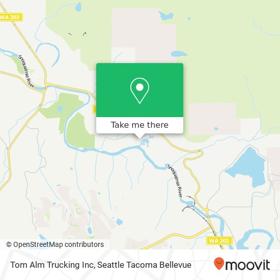Tom Alm Trucking Inc map