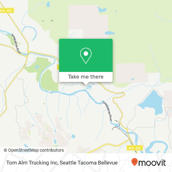 Mapa de Tom Alm Trucking Inc