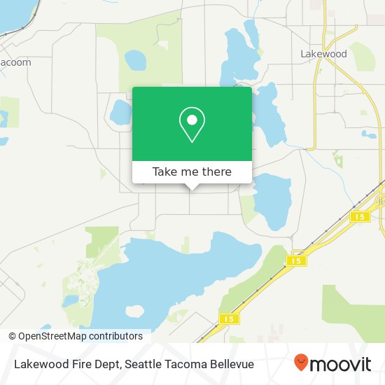 Lakewood Fire Dept map