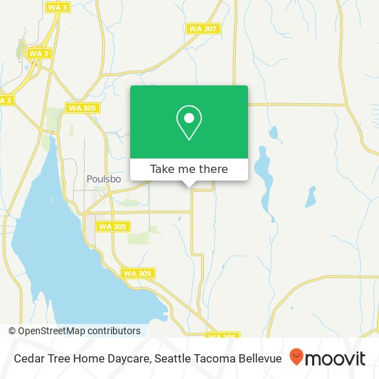 Cedar Tree Home Daycare map