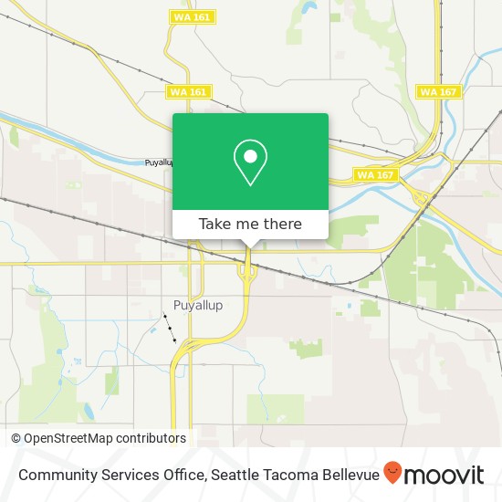 Community Services Office map