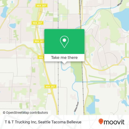 Mapa de T & T Trucking Inc