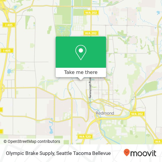 Olympic Brake Supply map