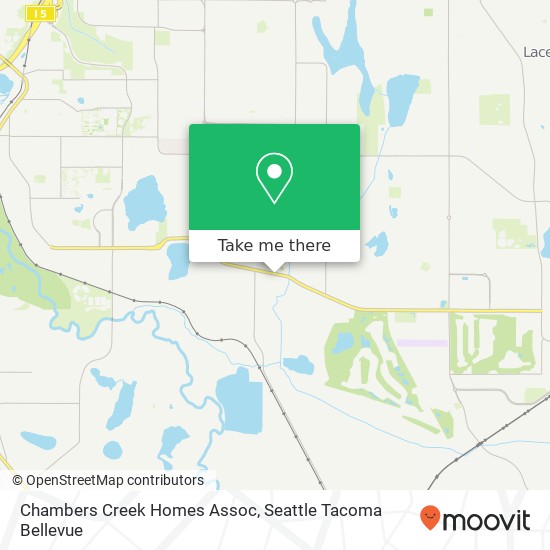 Chambers Creek Homes Assoc map