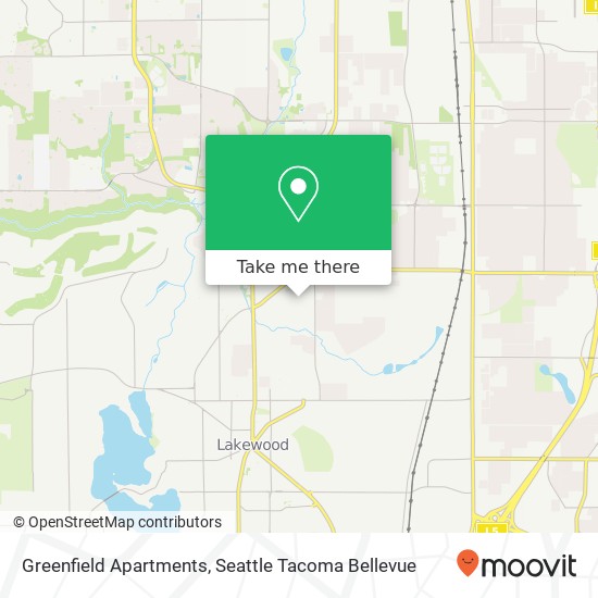 Mapa de Greenfield Apartments