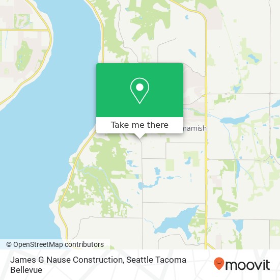 Mapa de James G Nause Construction