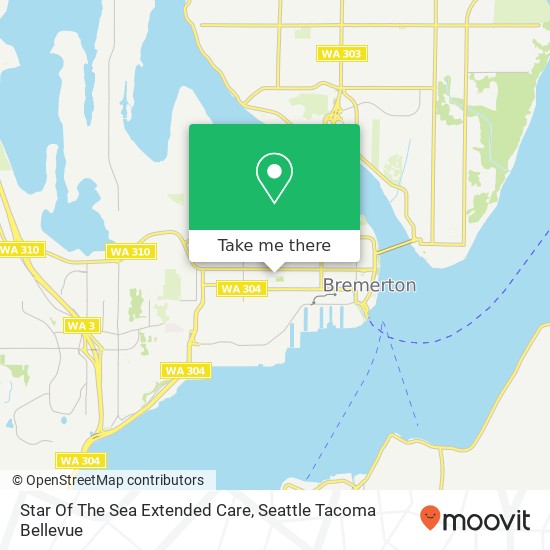 Star Of The Sea Extended Care map