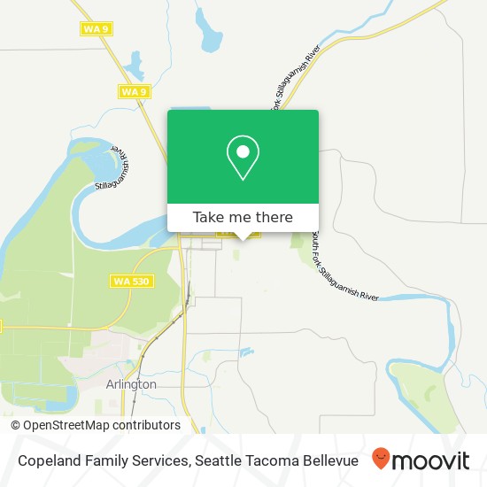 Copeland Family Services map