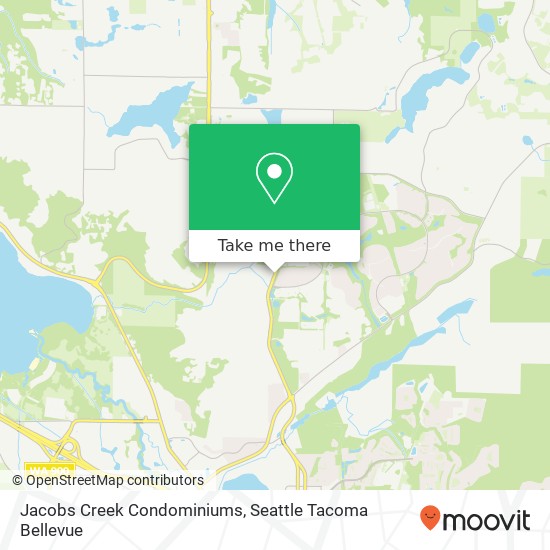 Mapa de Jacobs Creek Condominiums