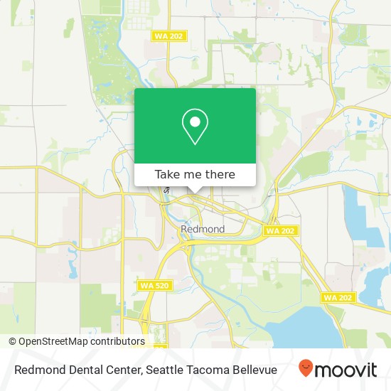 Mapa de Redmond Dental Center