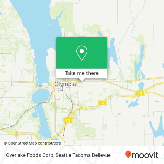 Mapa de Overlake Foods Corp