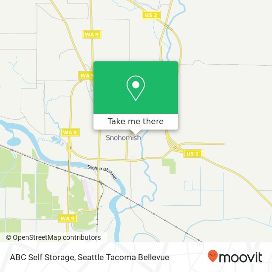 Mapa de ABC Self Storage