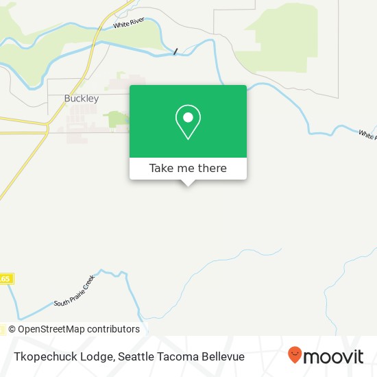 Mapa de Tkopechuck Lodge