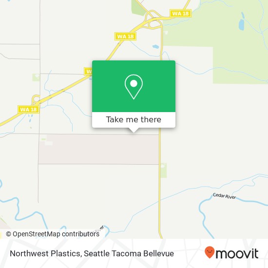 Mapa de Northwest Plastics