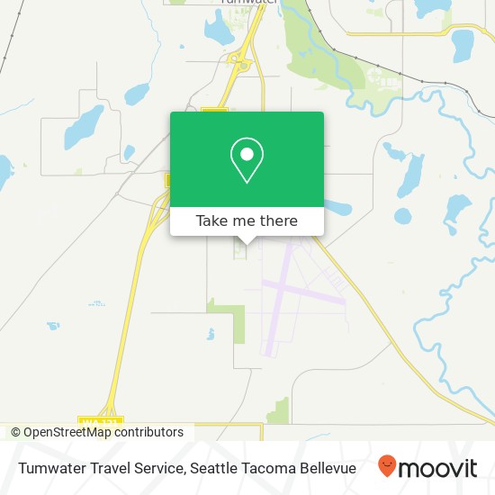 Mapa de Tumwater Travel Service