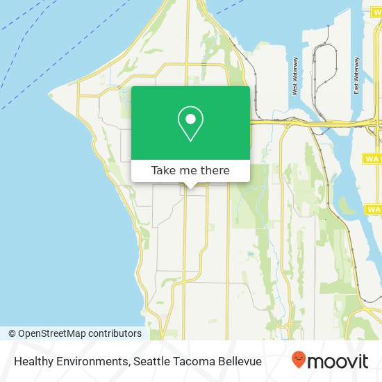 Healthy Environments map