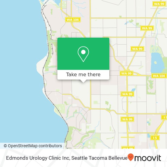 Mapa de Edmonds Urology Clinic Inc