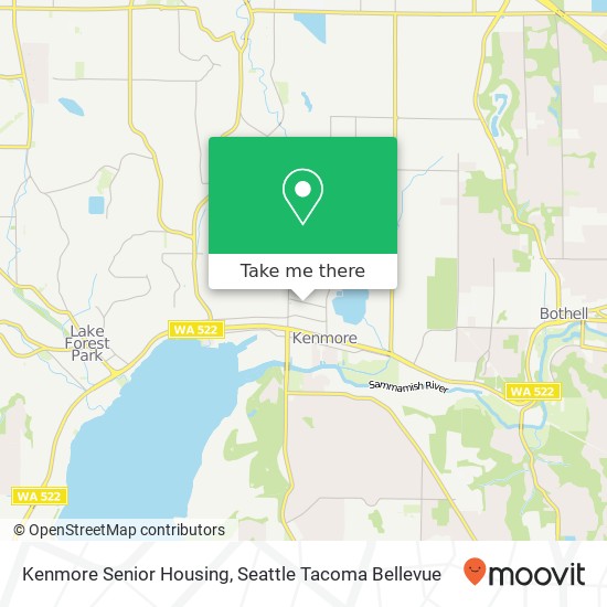 Mapa de Kenmore Senior Housing