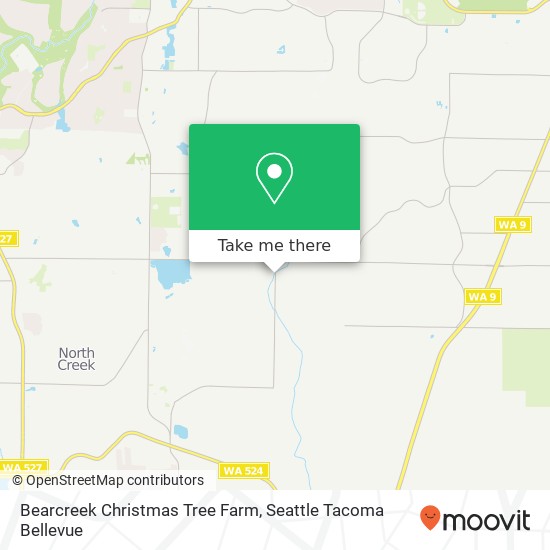 Bearcreek Christmas Tree Farm map