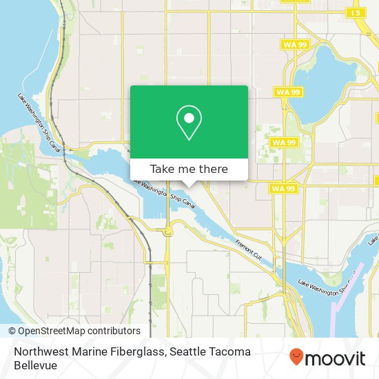 Northwest Marine Fiberglass map