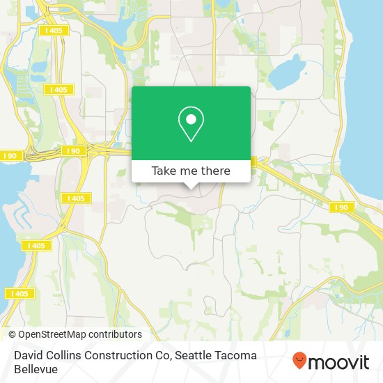 David Collins Construction Co map