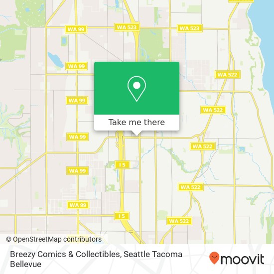 Breezy Comics & Collectibles map