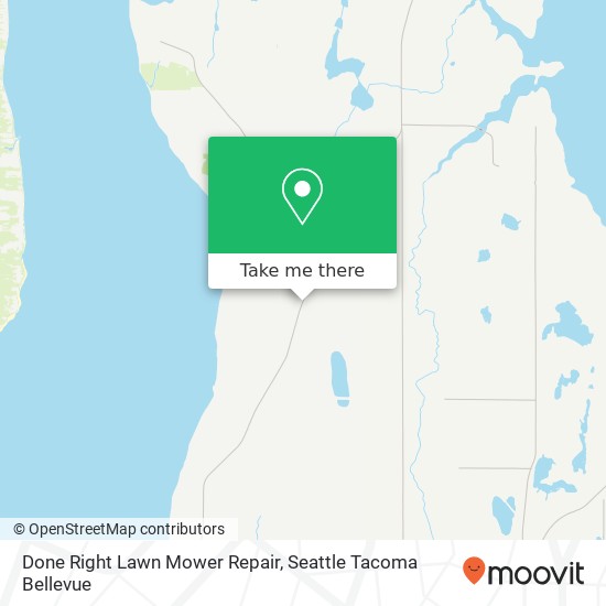 Done Right Lawn Mower Repair map