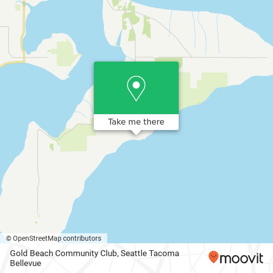 Mapa de Gold Beach Community Club