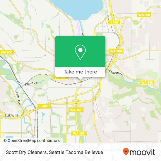 Scott Dry Cleaners map