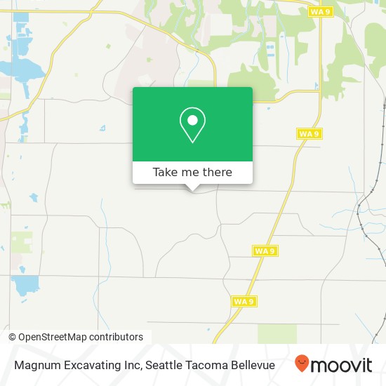 Magnum Excavating Inc map