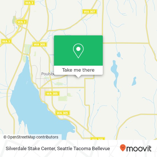 Silverdale Stake Center map