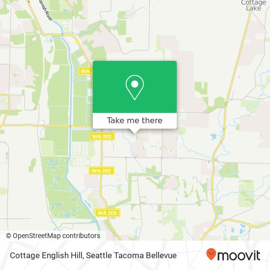 Cottage English Hill map