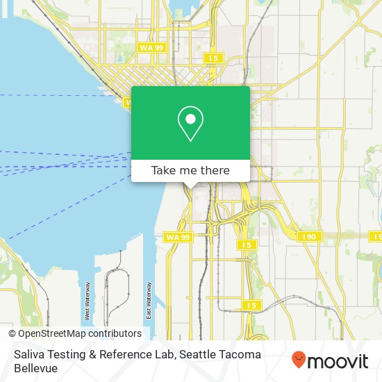 Mapa de Saliva Testing & Reference Lab