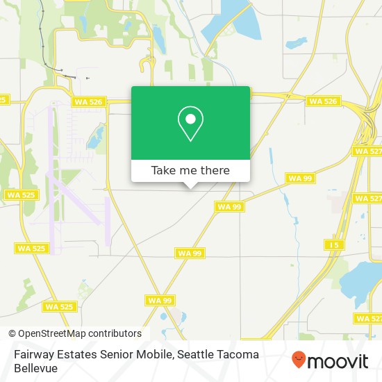 Mapa de Fairway Estates Senior Mobile